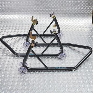 Paddockstandset, motorbokken - zwart van €159,- voor beschikbaar voor biedingen