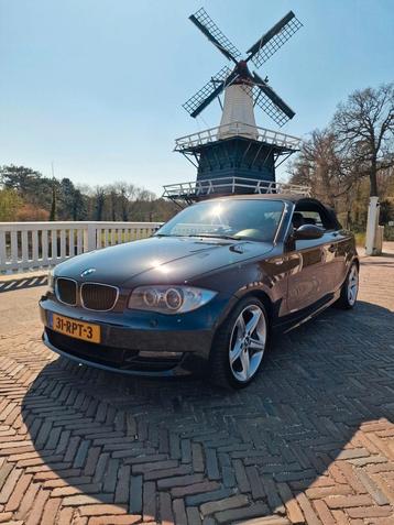 BMW 1-Serie 3.0 125I Cabrio AUT  Zwart zeer goed onderhouden beschikbaar voor biedingen