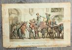 Aquatint 1817 Liberality to infirm beggars on leaving Yvri, Ophalen of Verzenden