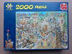 Jan van haasteren puzzel 2000 stukjes de middeleeuwen, Ophalen of Verzenden, Meer dan 1500 stukjes, Zo goed als nieuw