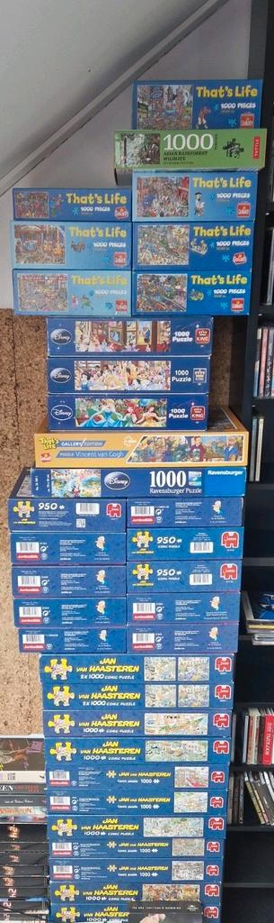 Diverse puzzels, flink in prijs verlaagd (o.a. van Haasteren beschikbaar voor biedingen