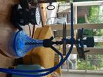 Waterpijp Amy deluxe, 1 slang, incl kolenbrander. Blauw., Ophalen of Verzenden, Zo goed als nieuw, (Water)pijp