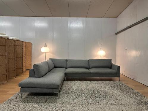 Design on Stock Heelz Hoekbank Lichtgrijs - Ploegwol, Huis en Inrichting, Banken | Bankstellen, Zo goed als nieuw, Hoekbank, Vierpersoons of meer
