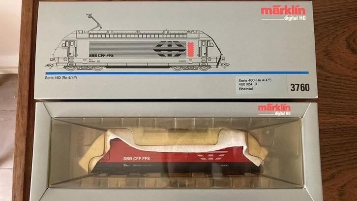 Marklin ho 3760 locomotief Rheintal nieuwstaat, Hobby en Vrije tijd, Modeltreinen | H0, Nieuw, Locomotief, Wisselstroom, Märklin