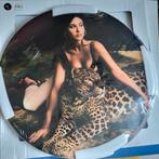 Plexiglas Foto vrouw met luipaard- Diameter 50cm, Ophalen of Verzenden, Nieuw