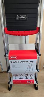 Altrex double decker 4 treden, Doe-het-zelf en Verbouw, Ladders en Trappen, Ophalen, Nieuw, Minder dan 2 meter