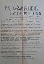 Origineel bulletin De Waarheid capitulatie Duitsland, Ophalen of Verzenden, Duitsland