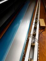 Aluminium Lamellen - Zonwering, Ophalen, Minder dan 50 cm, Zo goed als nieuw, Moderne lamellen blauw en zilver