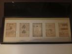 Da Vinci schetsen ingelijst, Ophalen of Verzenden, Zo goed als nieuw, 100 tot 125 cm, Minder dan 50 cm