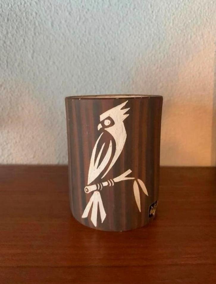 l’ Ancora Palissander 229 kerateak vaasje, Antiek en Kunst, Antiek | Keramiek en Aardewerk, Verzenden