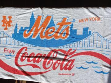 Coca Cola badlaken New York Mets baseball beschikbaar voor biedingen