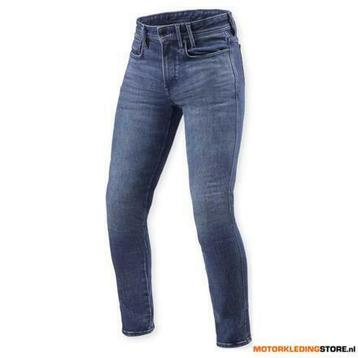 REVIT! Piston 3 SK Motorjeans, Blauw beschikbaar voor biedingen