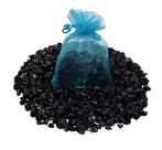 Organza zakje met zwarte Onyx 75 gram, Verzenden, Mineraal