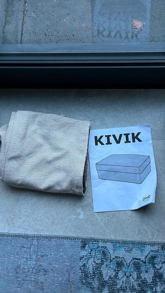 Kivik hoes ikea voor hocker voetenbank, Huis en Inrichting, Banken | Voetenbanken en Poefen, Nieuw, Ophalen of Verzenden