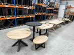 eettafel | eiken tafelblad | tafel ovaal | eettafel ovaal, Ophalen, 100 tot 150 cm, Eikenhout, Nieuw