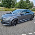 Audi A3 1.4TFSI Ultra 110KW COD Sedan 2x S line 2017 Grijs, Auto's, 4 cilinders, 150 pk, Leder en Stof, 1395 cc