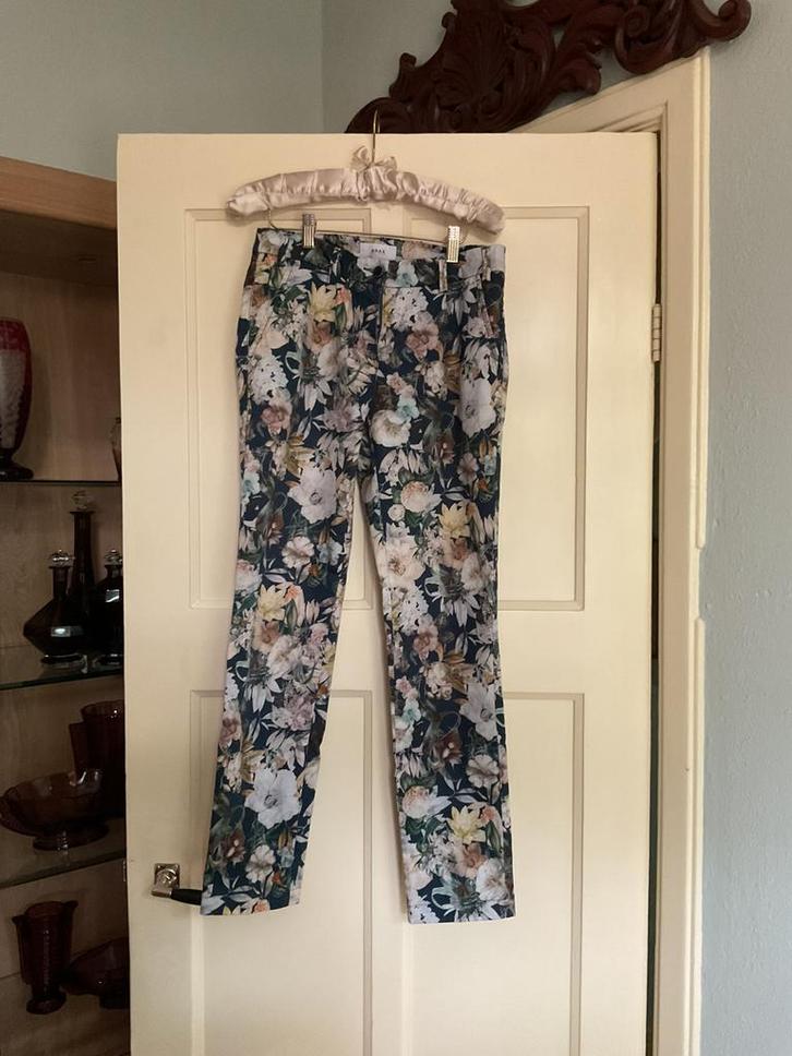 IN ZEER NETTE STAAT BRAX PANTALON MT 36 L, Kleding | Dames, Broeken en Pantalons, Gedragen, Maat 36 (S), Blauw, Lang, Ophalen of Verzenden