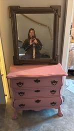 Buik kastje met spiegel, Huis en Inrichting, Kasten | Ladekasten, Gebruikt, 3 of 4 laden, Minder dan 100 cm, 25 tot 50 cm