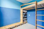 Stevig houten hoogslaper, hoek-stapelbed voor kinderkamer, Ophalen, 70 tot 85 cm, Zo goed als nieuw, Hoogslaper of Stapelbed
