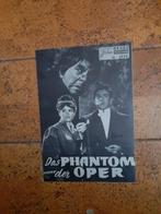 Filmprogramma The phantom of the opera, Ophalen of Verzenden, Gebruikt