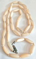 Vintage Ketting met parelmoer/ schelp., Ophalen of Verzenden