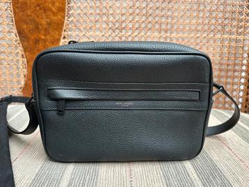 Nieuw Saint Laurent Camp Grained Leather Camera Bag Tas YSL beschikbaar voor biedingen
