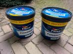 2x 12.5L Flexa Powerdek RAL 9010 Mat, Doe-het-zelf en Verbouw, Verf, Beits en Lak, Ophalen, Wit, Nieuw, Verf