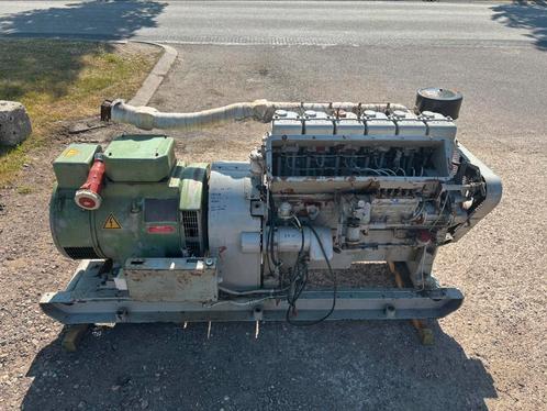 50KVA aggregaat 230/400 Volt stamford generator Lister HR6A, Doe-het-zelf en Verbouw, Aggregaten, Gebruikt, Dieselolie, Ophalen