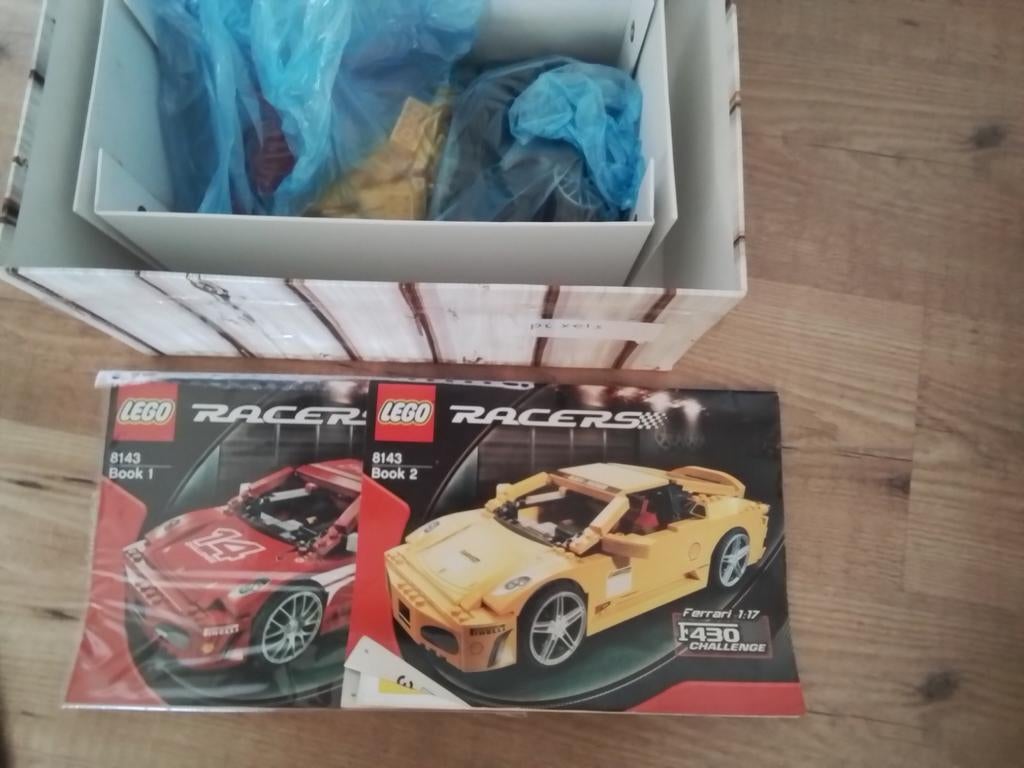 Lego Racers Ferrari F430 Challenge 8143, Kinderen en Baby's, Speelgoed | Duplo en Lego, Ophalen of Verzenden, Zo goed als nieuw