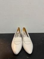 YV3091: Vintage Bellini 80s Shoes Schoenen -  Size 42, Gedragen, Ophalen of Verzenden, Schoenen met lage hakken, Wit