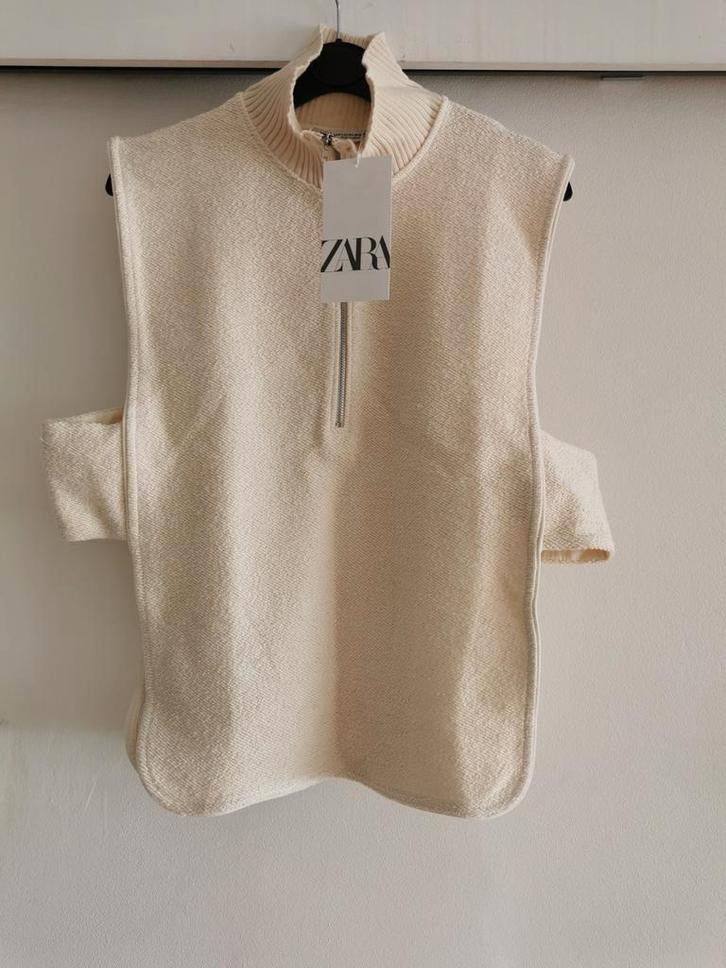 ZARA spencer mt. M, Kleding | Dames, Truien en Vesten, Nieuw, Maat 38/40 (M), Beige, Verzenden
