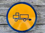 Emaille bord  met vrachtwagen., Antiek en Kunst, Antiek | Emaille, Ophalen of Verzenden