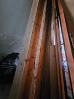 Eikenhouten deuren en balken uit oude school, Doe-het-zelf en Verbouw, Hout en Planken, Gebruikt, Eiken, Ophalen of Verzenden
