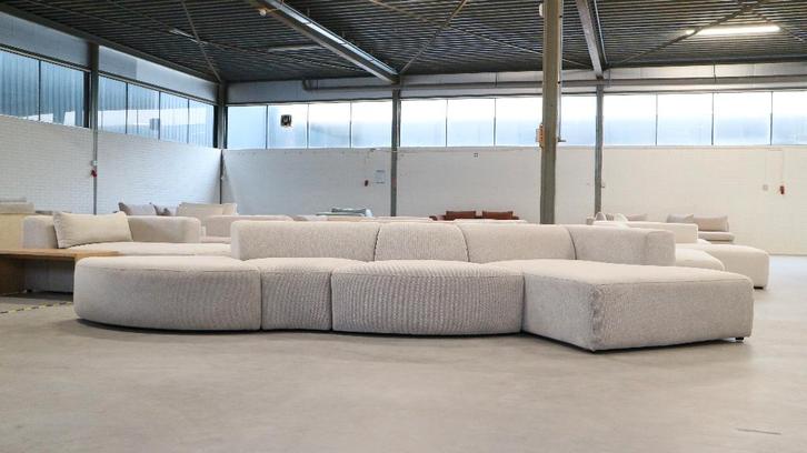 Organische modulaire banken MOOIE KORTINGEN 4x6 sofa SALE, Huis en Inrichting, Banken | Bankstellen, Zo goed als nieuw, Hoekbank