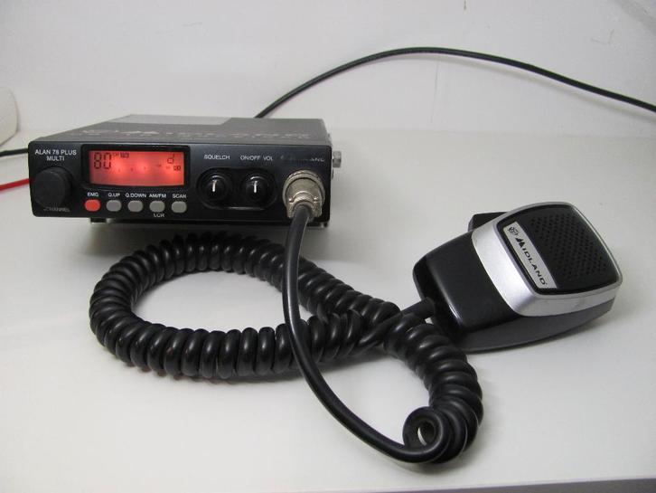 Mobiele 27mc set MIDLAND Alan 78+ Multi, Telecommunicatie, Zenders en Ontvangers, Gebruikt, Zender en Ontvanger, Ophalen of Verzenden