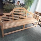 Teakhouten tuinbank, Verzenden, Zo goed als nieuw, NIET, NIET