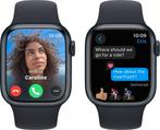 Apple Watch Series 9 GPS + Cellular 45 mm Nieuw met Garantie, Apple Watch ⌚️, Zwart, IOS, Nieuw