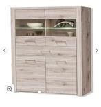 Vitrine,Salon tafel en tv kast, Huis en Inrichting, Kasten | Vitrinekasten, Ophalen, Gebruikt, 50 tot 100 cm, Minder dan 100 cm
