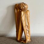 Houten Art Deco beeld, Antiek en Kunst, Kunst | Beelden en Houtsnijwerken, Ophalen of Verzenden