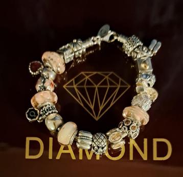 Echte 925 ALE Pandora-armband van 20 cm + 20 Pandora beschikbaar voor biedingen