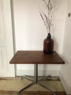 Mid Century verrijdbare bijzettafel chroom onderstel, Ophalen of Verzenden, Gebruikt