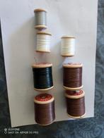 7 houten klossen garen, Ophalen of Verzenden, Zo goed als nieuw, Garen of Naald(en)