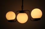 hanglamp bol chroom lamp metaal bakeliet antiek stang., Antiek en Kunst, Antiek | Lampen, Ophalen of Verzenden