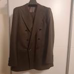 Suitsupply Suit Dark Brown Pure Wool 50 Double Breased, Kleding | Heren, Kostuums en Colberts, Maat 48/50 (M), Ophalen of Verzenden