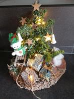 KERSTSTUKJE VAN HOUT MET VERLICHTING NU 6 EURO ZIE FOTO,S, Ophalen of Verzenden