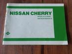 Instruktieboekje NISSAN CHERRY N12  1984 NL, Ophalen of Verzenden