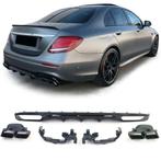 AMG Look diffuser 4 x Black uitlaat MB E Klasse W213 Standaa