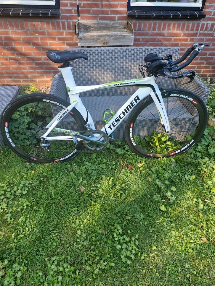 Teschner 703 aero tijdritfiets, triathlon fiets Maat S, Fietsen en Brommers, Fietsen | Racefietsen, Gebruikt, Heren, Overige merken
