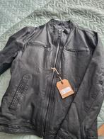 Zwarte Leren Heren Jas, Maat 52/54 (L), Onbekend, Zwart, Ophalen of Verzenden