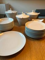 Mosa design servies wit 1960, Ophalen of Verzenden, Zo goed als nieuw, Effen, Porselein